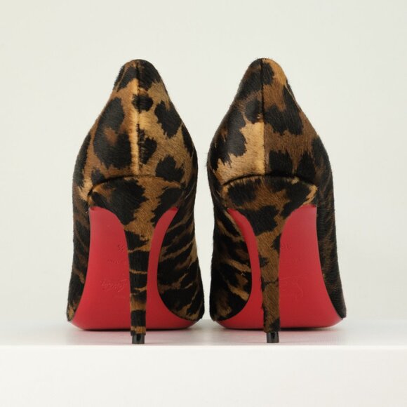 Christian Louboutin Pony Kitty Kate 85 Leopard Print Pumps,Brown, EU 36.5/US 6.5 - Picture 5 of 13